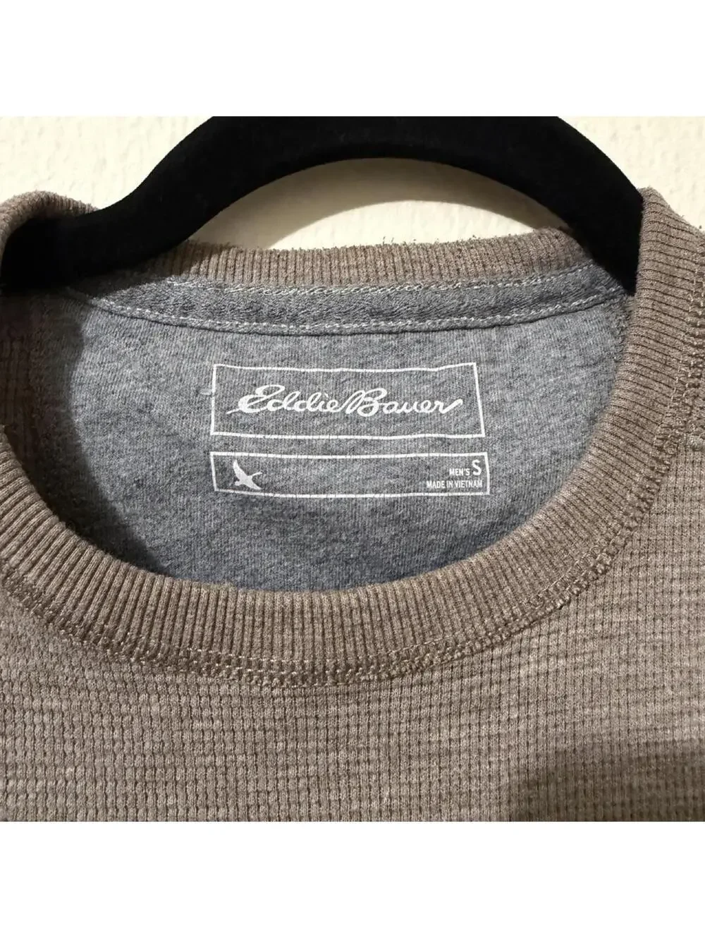 Eddie Bauer Thermal Waffle Knit Long Sleeve Shirt